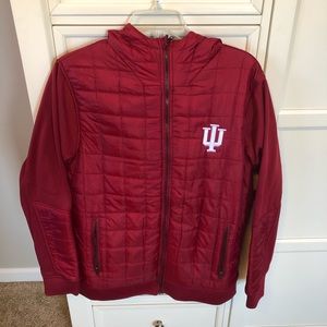 Hooded Indiana University Quilted Jacket
